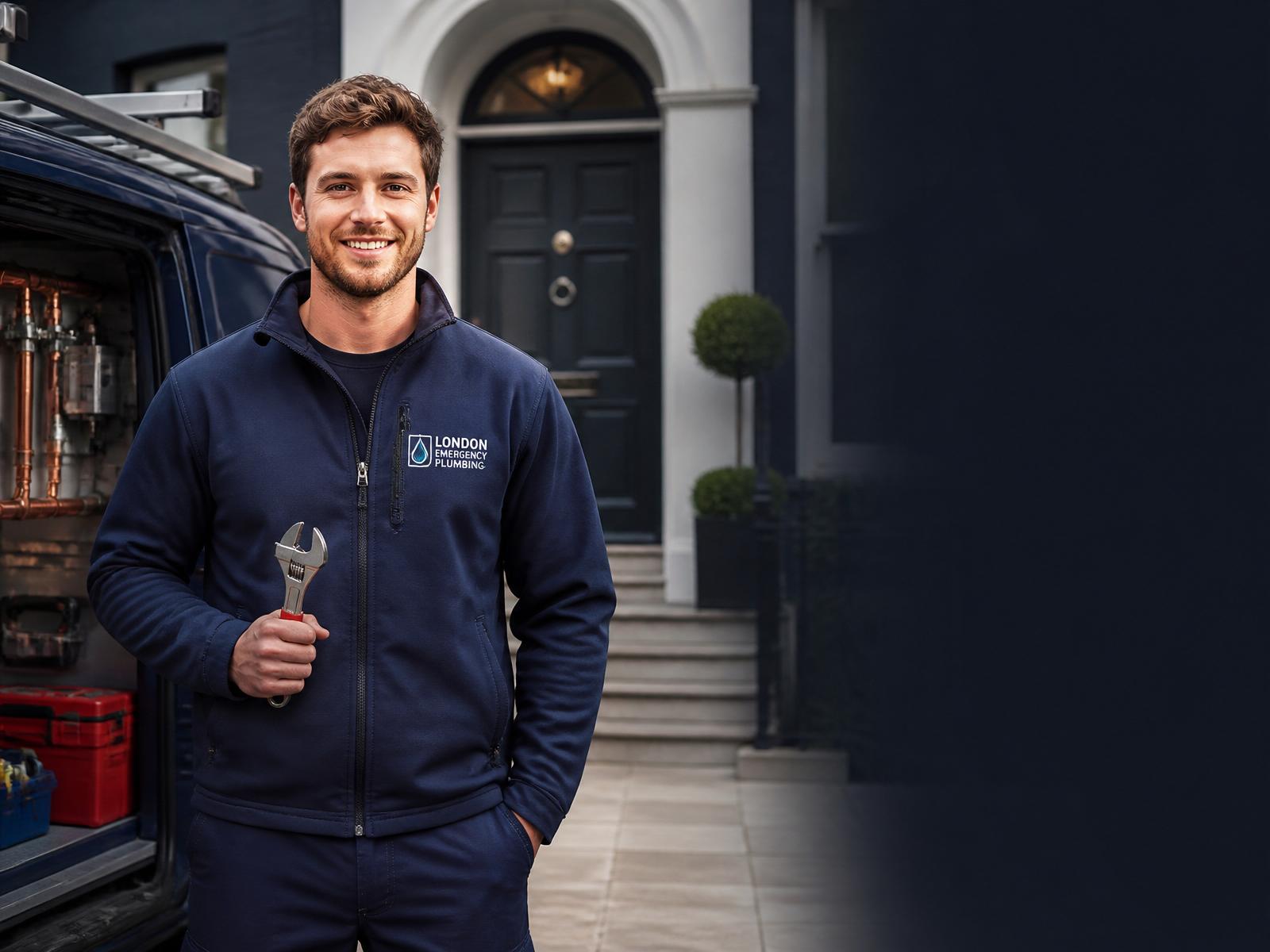 Gas Safe registered emergency plumber in London ready to dispatch
